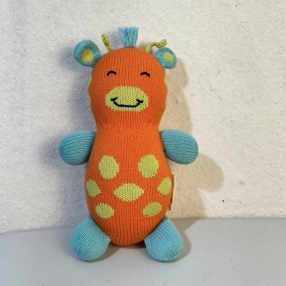 Joobles Jiffy The Giraffe Fair Trade Organic Cotton Stuffed Animal Plushie NWOT